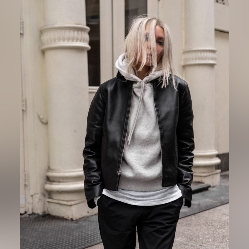 Everlane ReNew Cropped Hoodie Sweatshirt